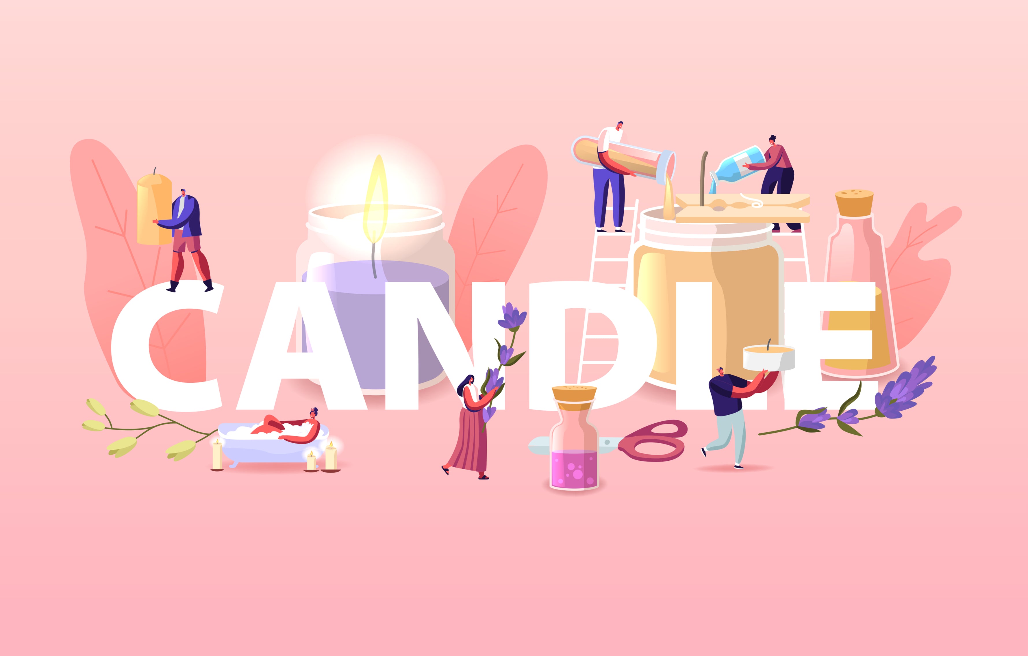 WAX & WINE Candle Making by THE CANDLE CHEF TM